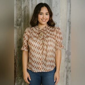 Elizabeth Crosby Elsa Pom Pom Top